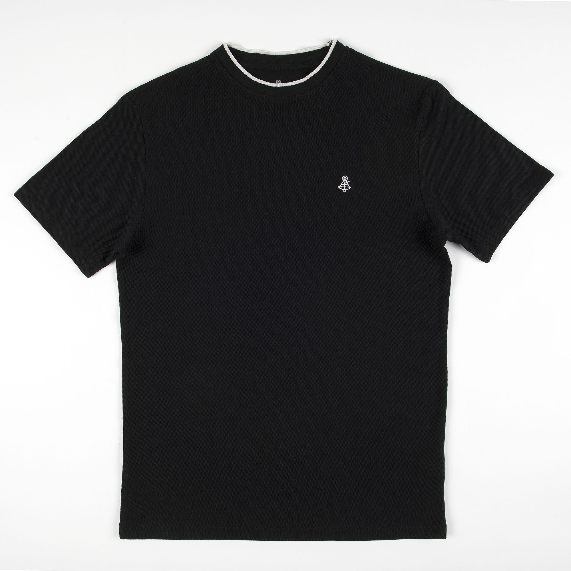 Stripe Mao Piquet