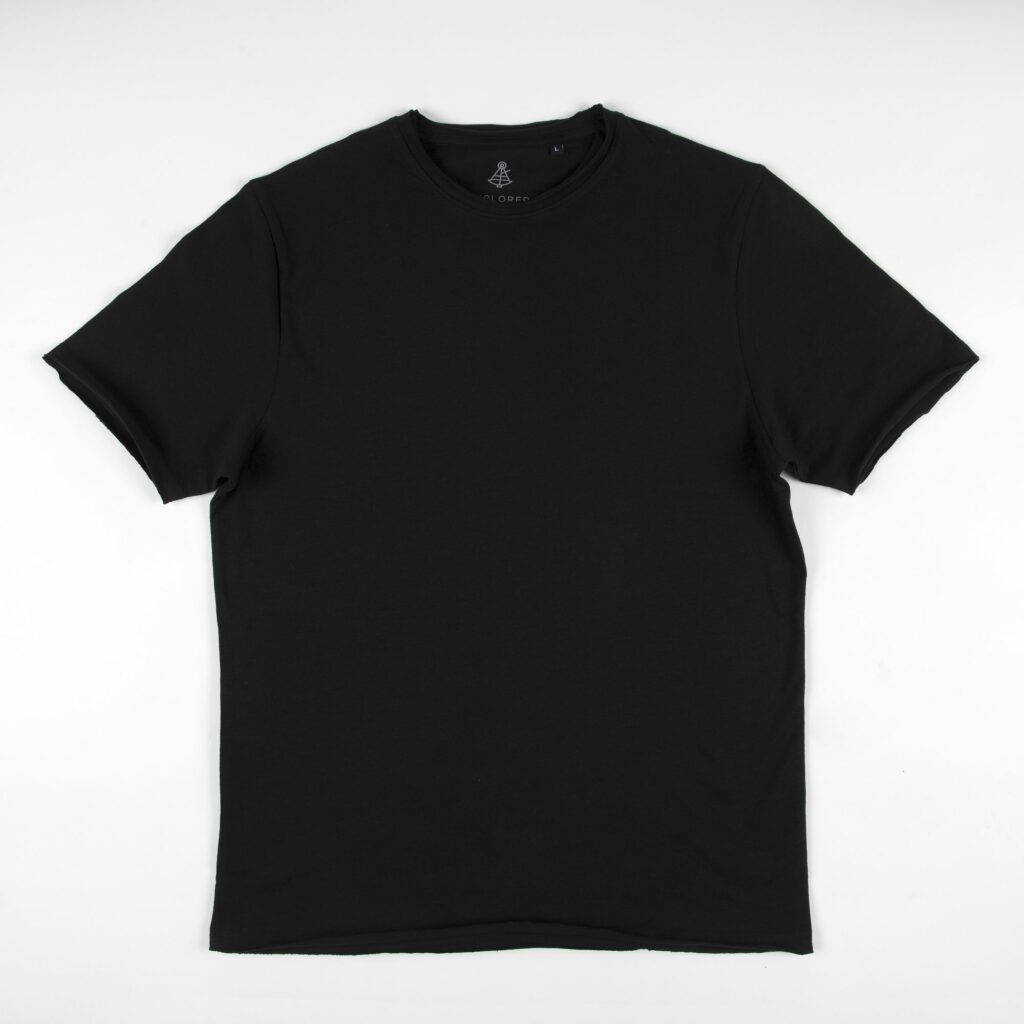 T-shirt Slub Raw Cut