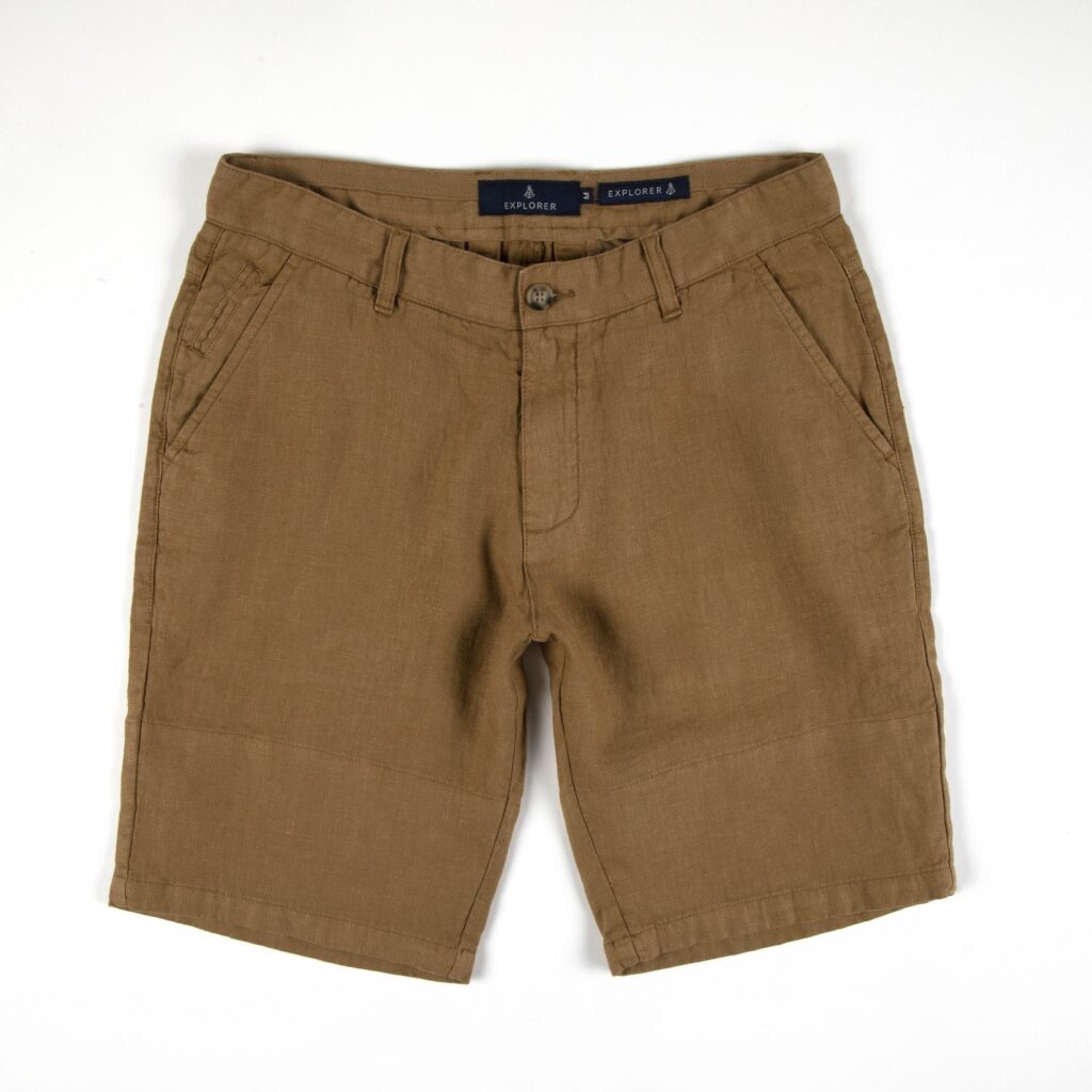 Garment dye Linen Short